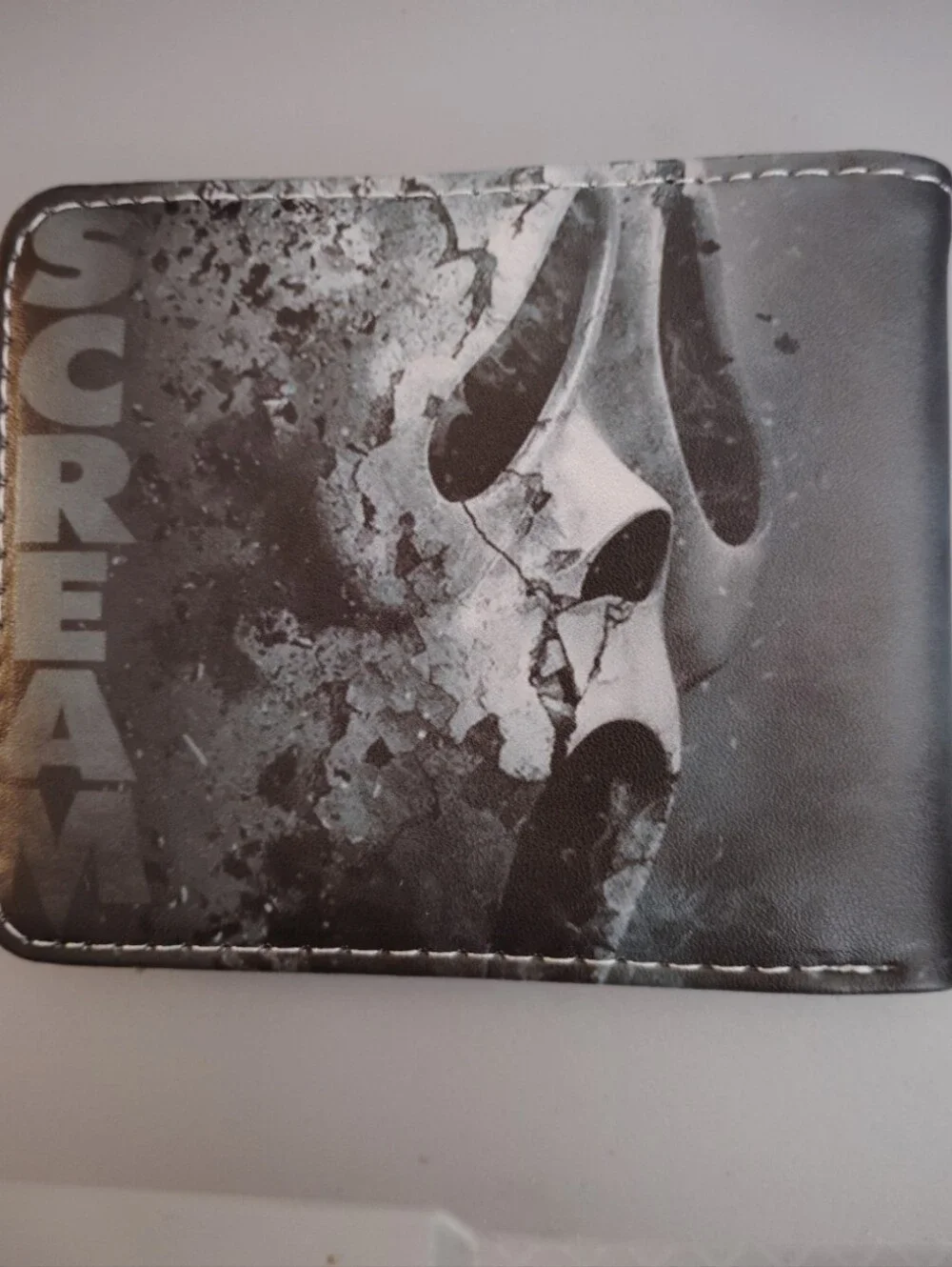 New scream Halloween horror anime manga leather wallet